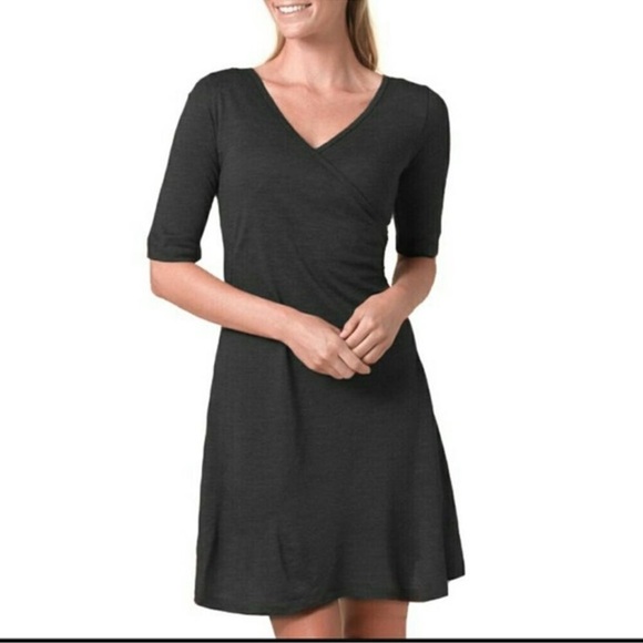 Prana Dresses & Skirts - Prana Dark Gray Knit Dress